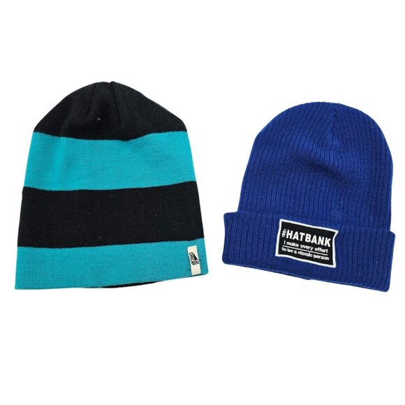 men's beanie hats, bundle 2 #hatbank, Drop In, One Size - Picture 1 of 13